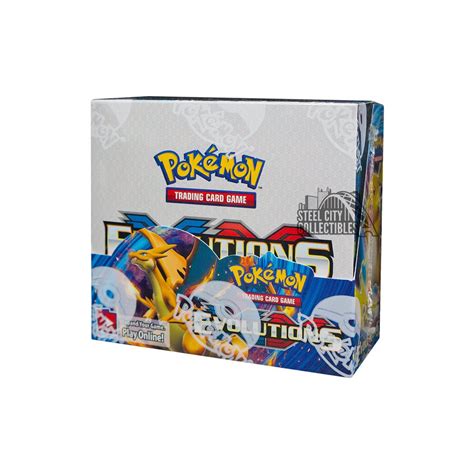 pokemon xy evolutions booster box steel city|XY Evolutions Booster Box Case .